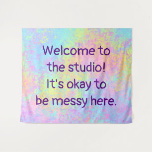 "Welcome To The Studio" Tapestry