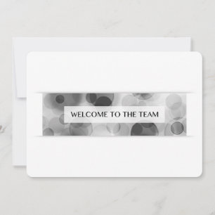 welcome to the team (bokeh) invitation