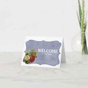 Welcome To The Team Card