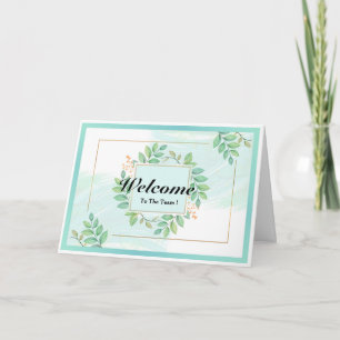 Welcome To The Team Card