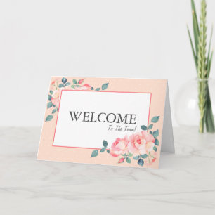 Welcome to the team  card