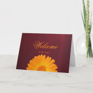 Welcome To The Team Daisy Flower Card