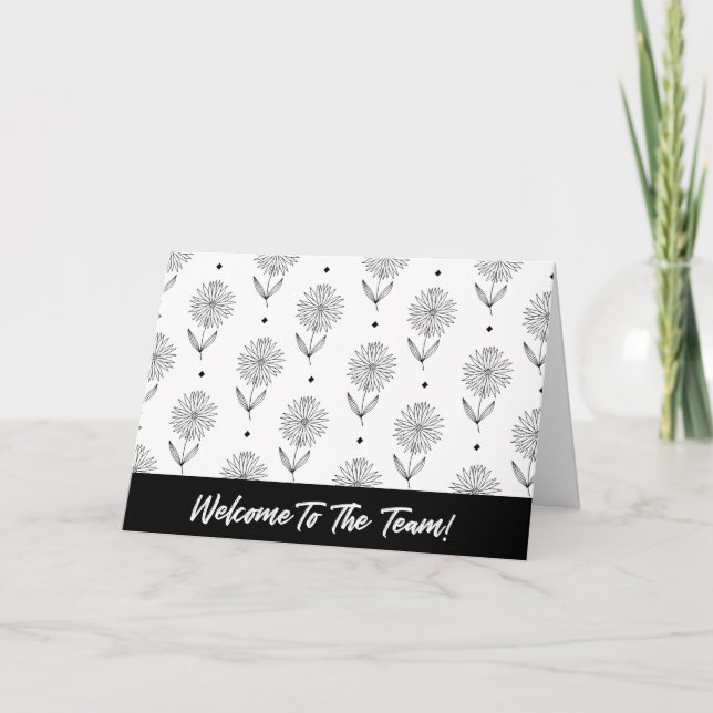 Welcome to the Team New Employee Job Welcoming Card (Front)