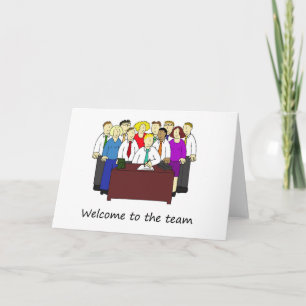 Welcome to the Team Office Workers Card