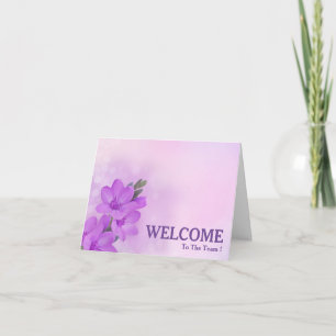 Welcome To The Team Postcard