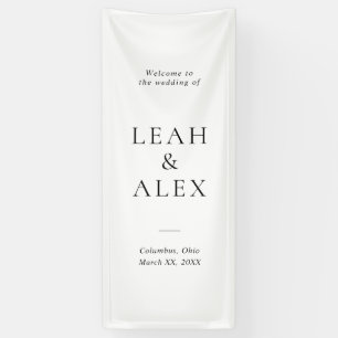 Welcome to the Wedding Decor Signage Banner