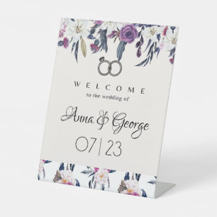 Welcome to the Wedding of Custom Pedestal Sign