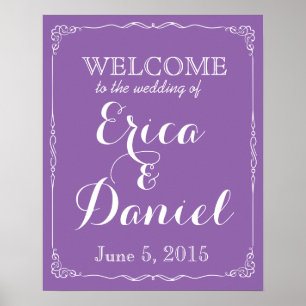 welcome to the wedding of print sign chalkboard