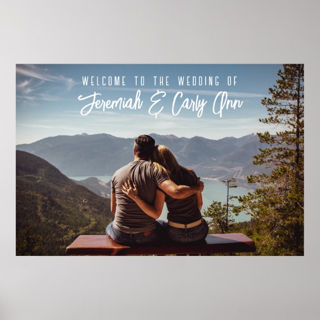 Welcome to the Wedding Poster (Front)