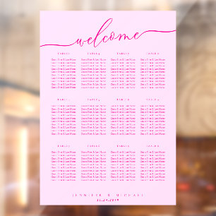 Welcome to the wedding seating chart script number window cling