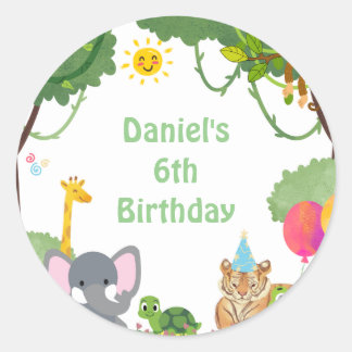 welcome to the wild! classic round sticker