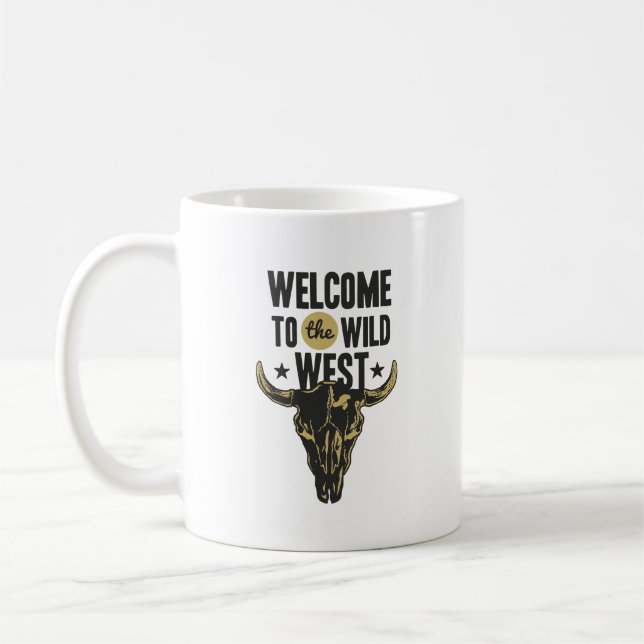 Welcome to the Wild West Coffee Mug (Left)