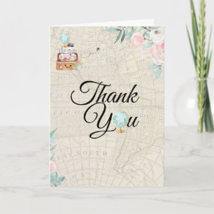 Welcome to the World   Baby Shower Thank You Card