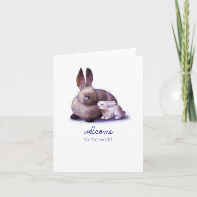 Welcome to the world card (Front)