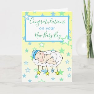Welcome to the World New Baby Boy  Card