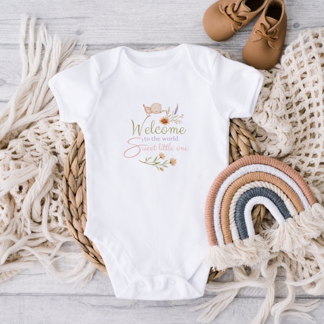 Welcome To The World Newborn Bodysuit  (Creator Uploaded)