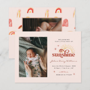Welcome to the World Ray of Sunshine Birth