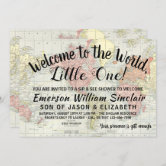 Welcome to the world baby hot sale shower invitations