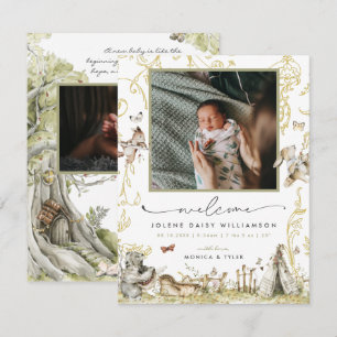 Welcome to the World   Woodland Forest Birth