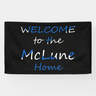 Welcome to the YourName Home Scottish Flag bnrcn Banner