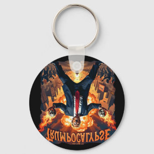Welcome To Trump-ocalypse Funny Donald Trump Hallo Key Ring