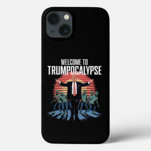 Welcome to Trump-ocalypse Funny Trump Halloween iPhone 13 Case