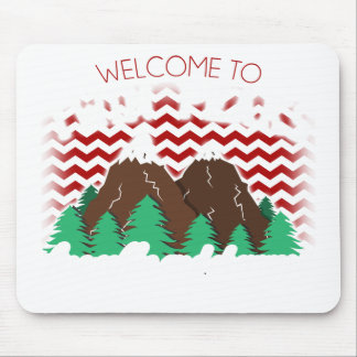 Welcome to twin peaks mouse mat
