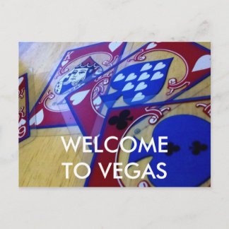 WELCOME TO VEGAS POSTCARD
