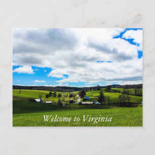 Welcome to Virginia 2 Postcard