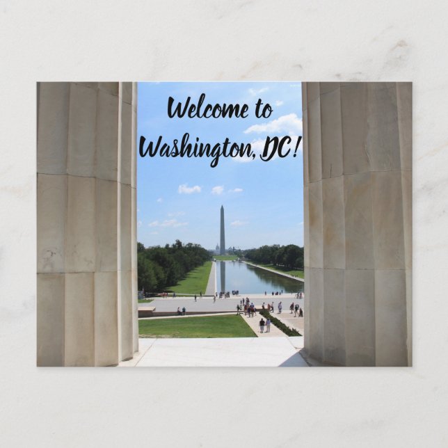 Welcome to Washington DC Postcard (Front)