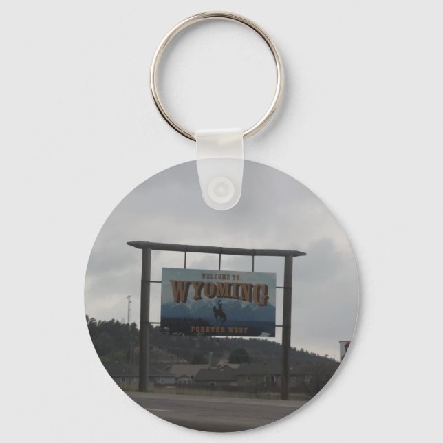 Welcome to Wyoming Key Chain (Front)