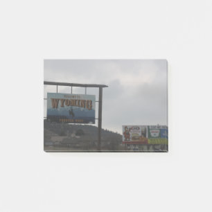 Welcome to Wyoming Post it Note