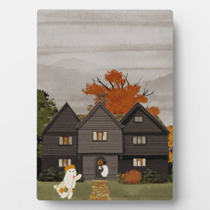 Welcome to your haunted house plaque