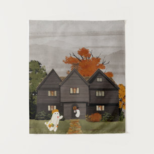 Welcome to your haunted house tapestry