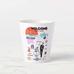 WELCOME TRAVEL AGAIN LATTE MUG