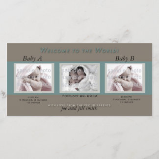 Welcome Twins Announcement