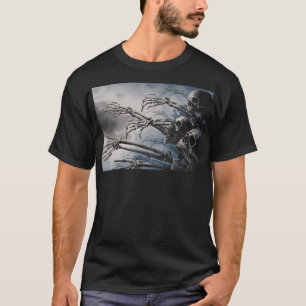 Welcome Undead Zombie Skeleton Scary Spooky T-Shirt