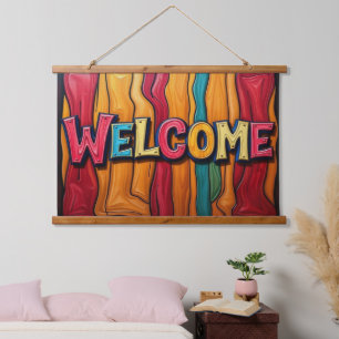 WELCOME Wall Tapestry