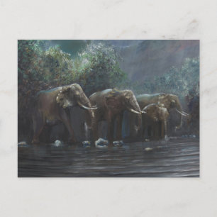 Welcome Waters 1990 Postcard