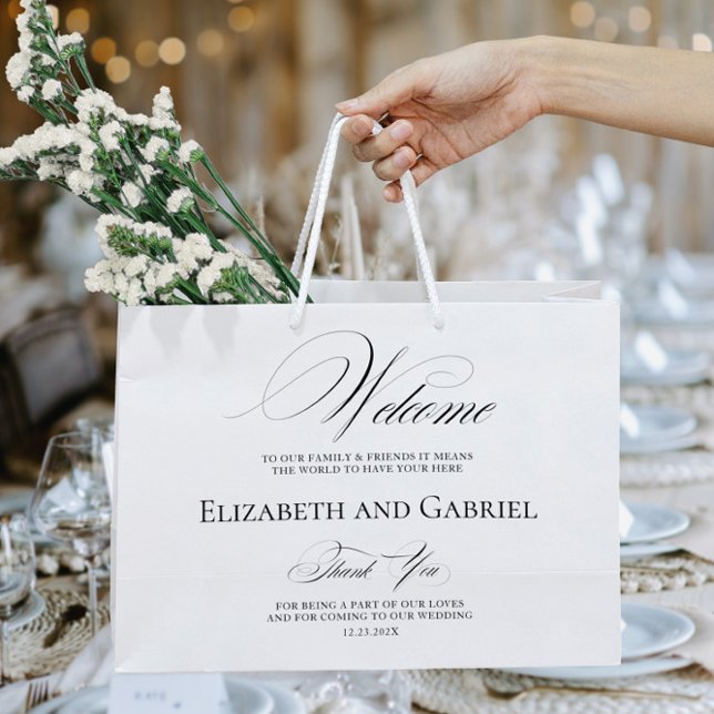 Welcome Wedding Bags Thank You (Creator Uploaded)