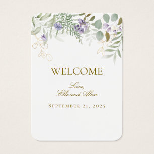 Welcome Wedding Gift Tag