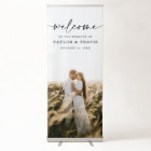 Welcome Wedding Photo Retractable Banner Template
