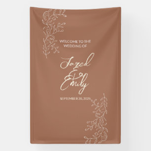 Welcome Wedding Vertical Banner