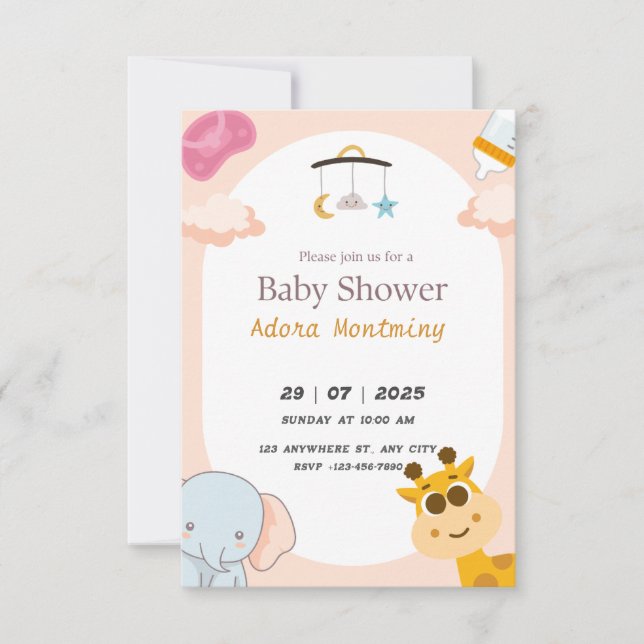 welcome wild ones invitation (Front)