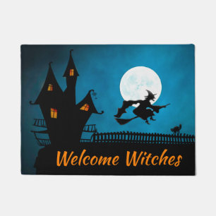 Welcome Witches Halloween Doormat
