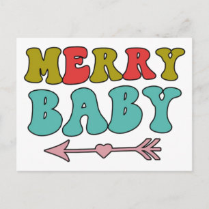 Welcome Your New Baby 2026 Holiday Postcard