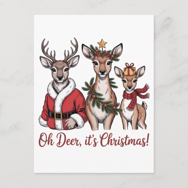 Welcome Your New Baby 2026  Holiday Postcard (Front)