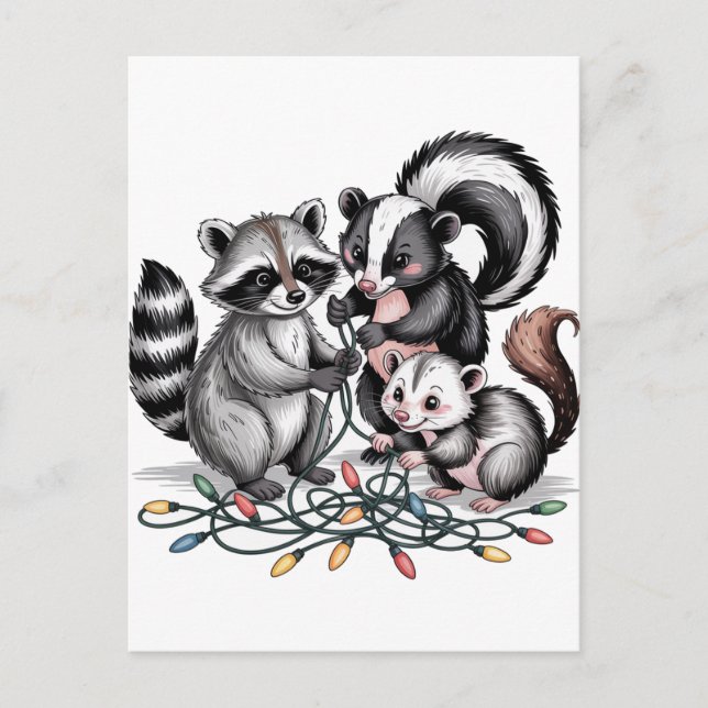 Welcome Your New Baby 2026  Holiday Postcard (Front)