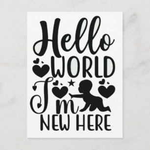 Welcome Your New Baby 2026 Postcard