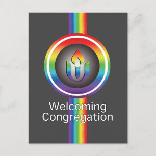 Welcoming Congregation Unitarian Universalism Postcard